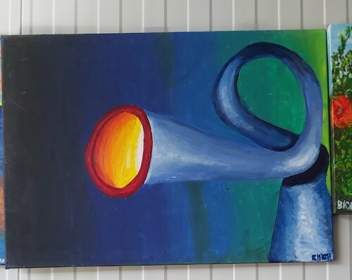 XAA16-001 Ein Alien by Michael Hoos, 絵画 for Sale on Singulart