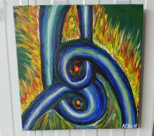 xaa16-002 Aliens beim Sex by Michael Hoos, 絵画 for Sale on Singulart