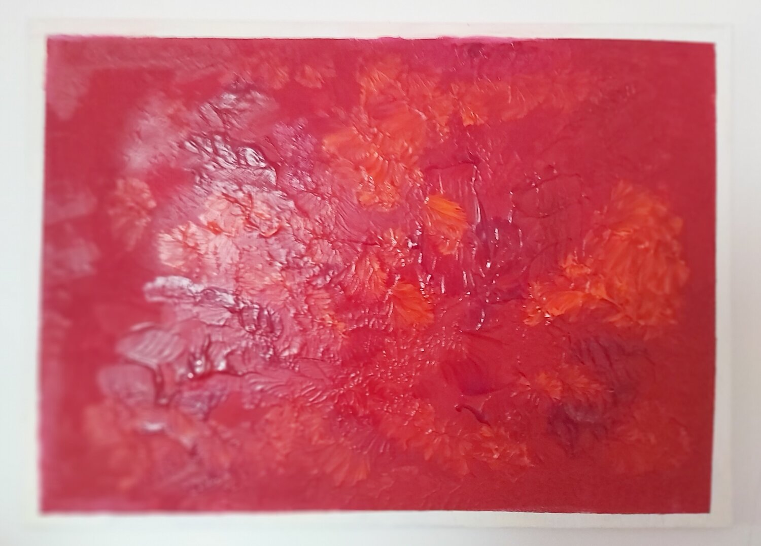 XAX26-002 Sinfonie in Rot Michael Hoos Dipinto originale in vendita