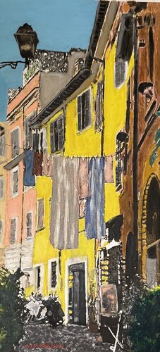 Ricón del Trastėvere by Antonio Balsera Fernández, Painting for Sale on Singulart