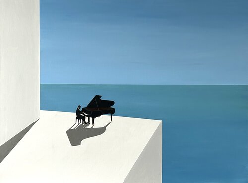 Sonate for the Ocean von Antoine GODDEFROY, Malerei kaufen auf Singulart