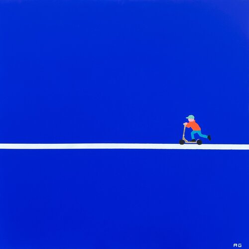 Klein d'oeil by Antoine GODDEFROY, Painting for Sale on Singulart