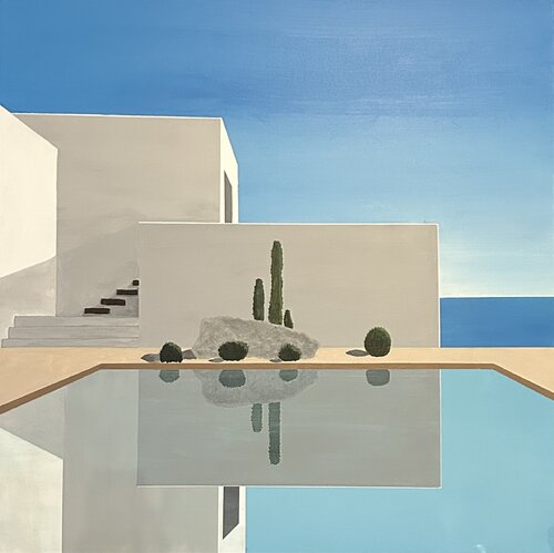 Baleares di Antoine GODDEFROY, Pittura in vendita su Singulart