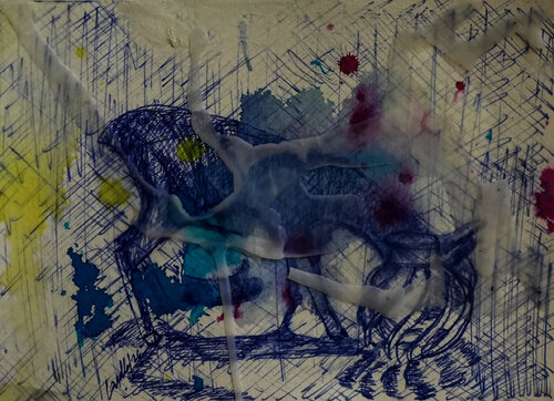 Animal by Angela Cuello, Drawing for Sale on Singulart