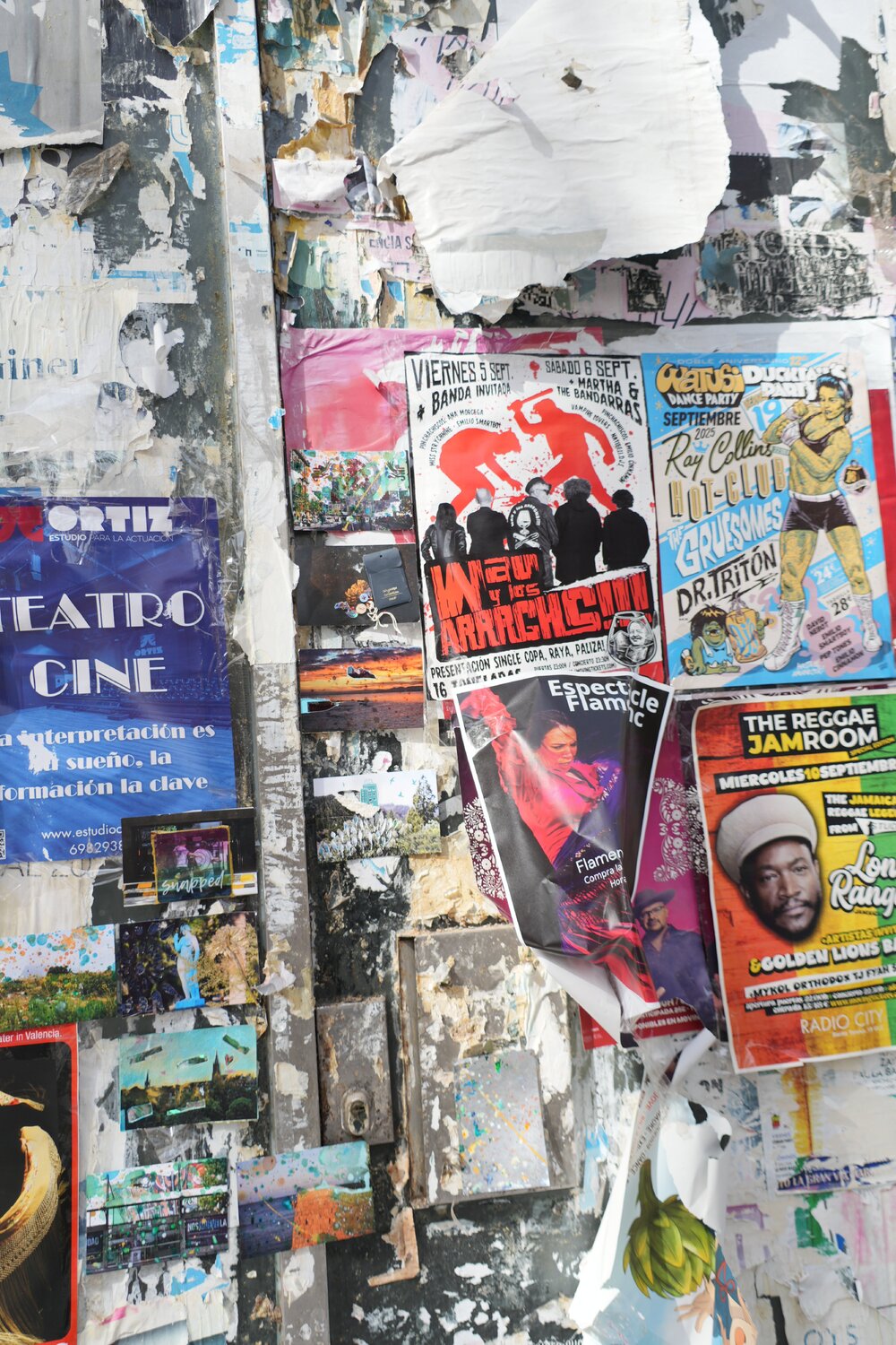 muro de intervenciones Angela Cuello