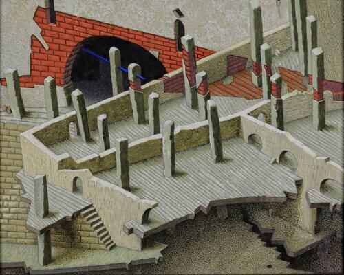 The Breggehof di Knut Müller, Pittura in vendita su Singulart