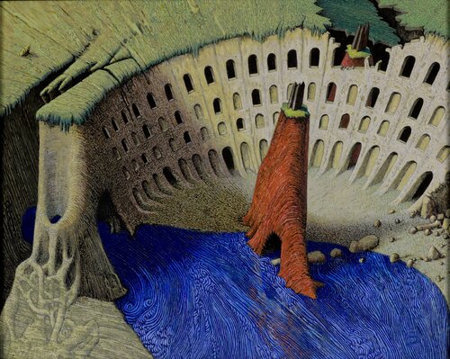 Gokenzan by Knut Müller, Painting for Sale on Singulart