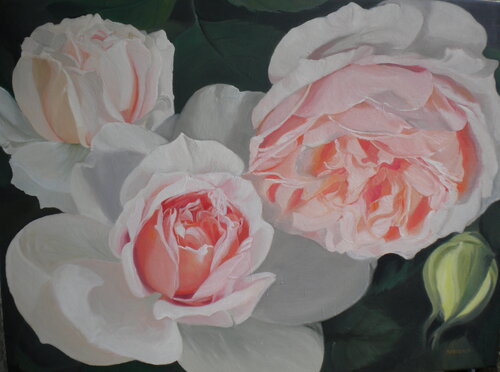 ´ ROSAS´ von Mercedes Aparicio, Malerei kaufen auf Singulart