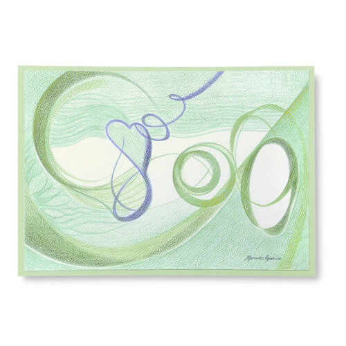 TARJETA DE ARTE by Mercedes Aparicio, 종이 for Sale on Singulart