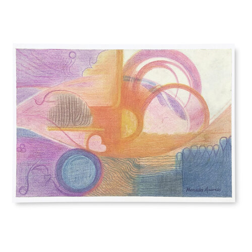 TARJETA DE ARTE van Mercedes Aparicio, Tekening te koop op Singulart