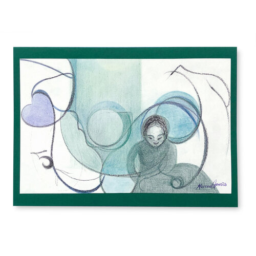TARJETA DE ARTE by Mercedes Aparicio, Drawing for Sale on Singulart