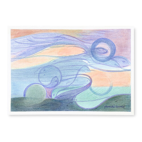 TARJETA DE ARTE van Mercedes Aparicio, Tekening te koop op Singulart