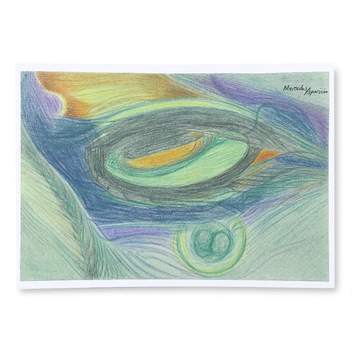 TARJETA DE ARTE van Mercedes Aparicio, Tekening te koop op Singulart