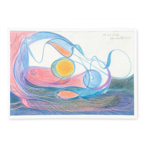 TARJETA DE ARTE par Mercedes Aparicio, Dessin en vente sur Singulart