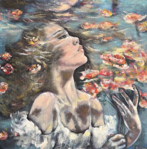 Floating by Dhira Barein, 회화 for Sale on Singulart