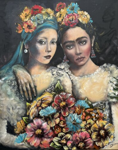 Friends by Dhira Barein, 회화 for Sale on Singulart