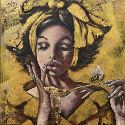 The beequeen by Dhira Barein, 회화 for Sale on Singulart