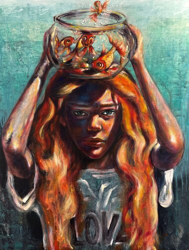 Oceans on my mind by Dhira Barein, Painting for Sale on Singulart