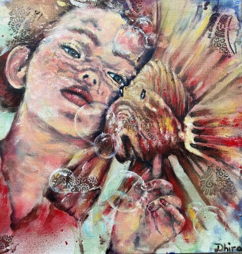 Lionfish by Dhira Barein, Painting for Sale on Singulart