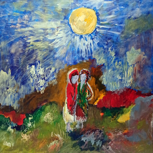 Les liens au Zénith de caroline Kasteller, Pintura a la venta en Singulart