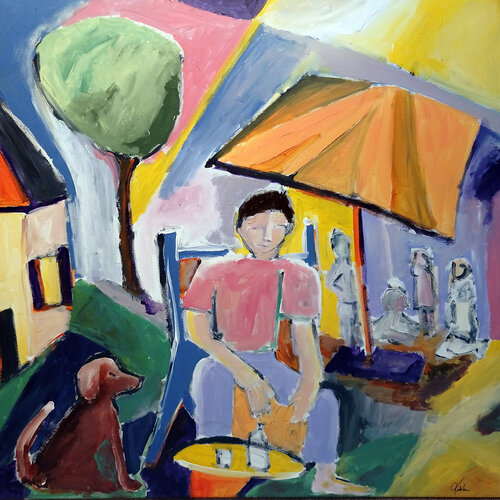 Premières chaleurs di caroline Kasteller, Pittura in vendita su Singulart