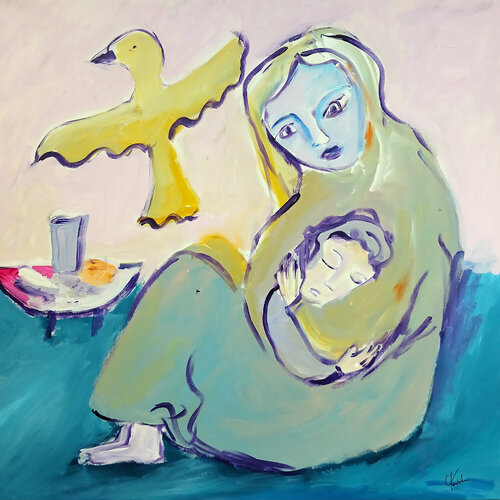 La paix van caroline Kasteller, Schilderij te koop op Singulart