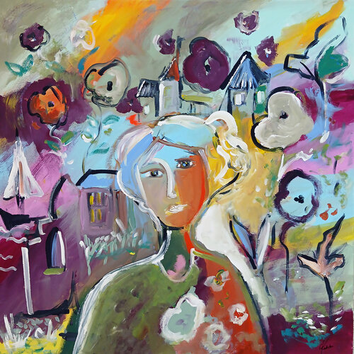 Terre natale von caroline Kasteller, Malerei kaufen auf Singulart