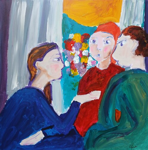 Les confidences di caroline Kasteller, Pittura in vendita su Singulart