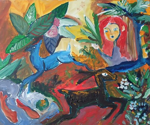 Que ma joie demeure van caroline Kasteller, Schilderij te koop op Singulart
