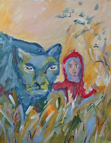 Force intérieure sur son chemin von caroline Kasteller, Malerei kaufen auf Singulart