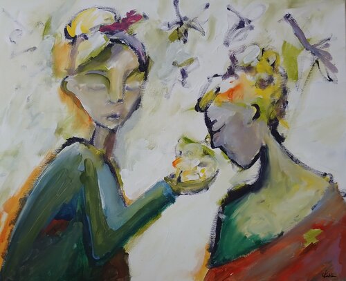 La transmission van caroline Kasteller, Schilderij te koop op Singulart