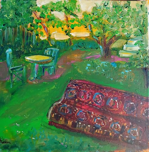 Le salon d'été de Matisse by caroline Kasteller, Painting for Sale on Singulart