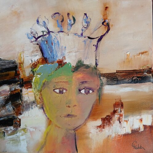 Mon prince by caroline Kasteller, Painting for Sale on Singulart
