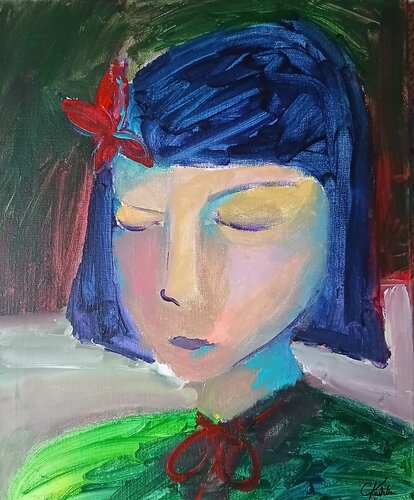 Lison par caroline Kasteller, Peinture en vente sur Singulart
