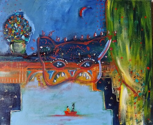 Les amours à venir di caroline Kasteller, Pittura in vendita su Singulart