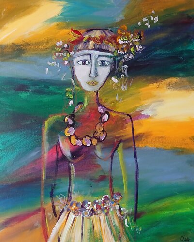 La nudité de Virginie D. von caroline Kasteller, Malerei kaufen auf Singulart