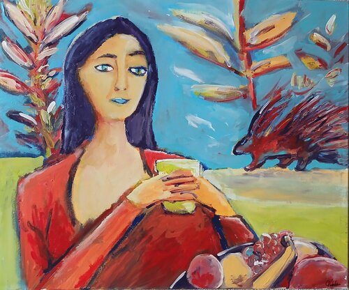 Le porc épique de caroline Kasteller, Pintura a la venta en Singulart