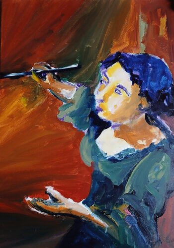Artémésia by caroline Kasteller, Painting for Sale on Singulart