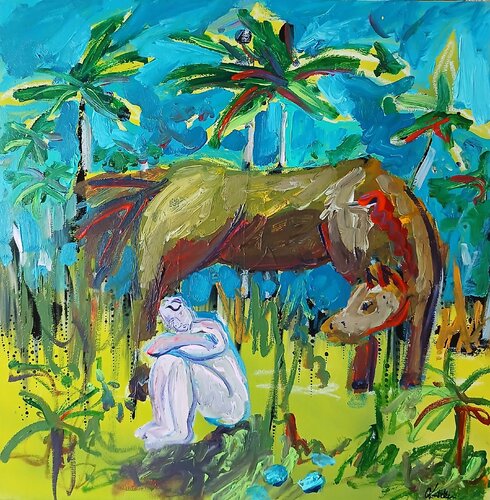 Amitié di caroline Kasteller, Pittura in vendita su Singulart