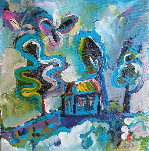 La maison van caroline Kasteller, Schilderij te koop op Singulart