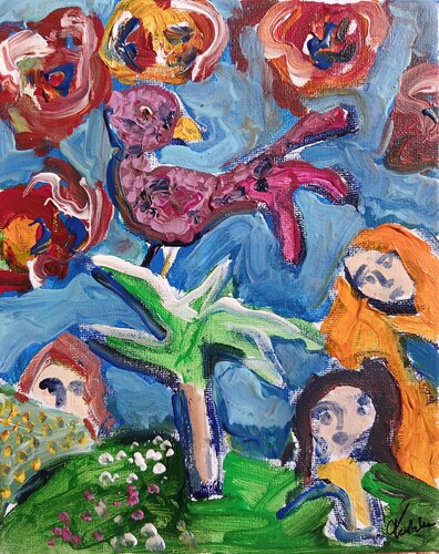 L'appel von caroline Kasteller, Malerei kaufen auf Singulart