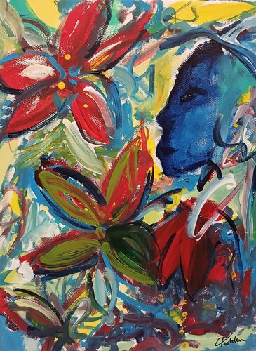 Le mariage de Soraya di caroline Kasteller, Pittura in vendita su Singulart