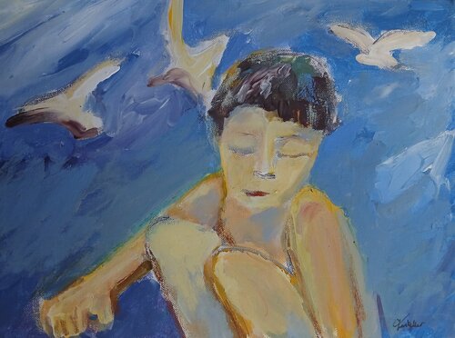 Anatole von caroline Kasteller, Malerei kaufen auf Singulart