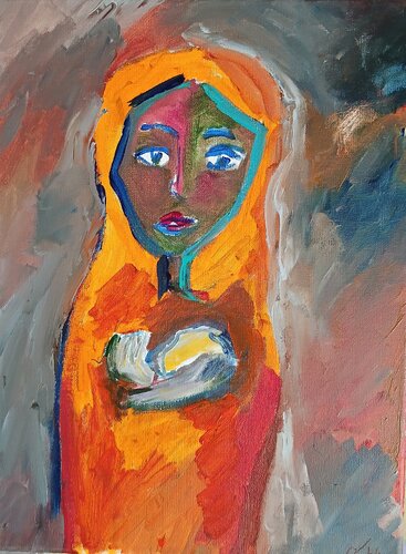 La fête des couleurs di caroline Kasteller, Pittura in vendita su Singulart