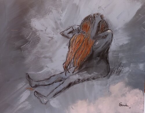 Défaire les nœuds by caroline Kasteller, Painting for Sale on Singulart