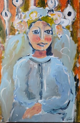 La mariée di caroline Kasteller, Pittura in vendita su Singulart