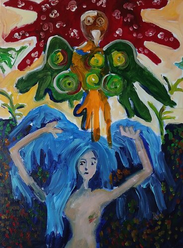 La puissance di caroline Kasteller, Pittura in vendita su Singulart