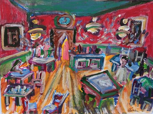 Le bar de Vincent van caroline Kasteller, Schilderij te koop op Singulart
