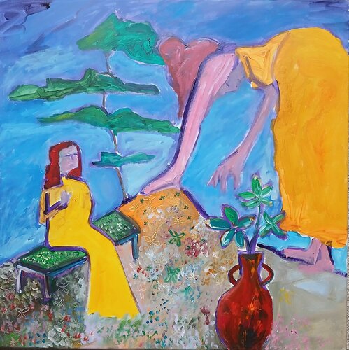 L'arbre à souvenir di caroline Kasteller, Pittura in vendita su Singulart