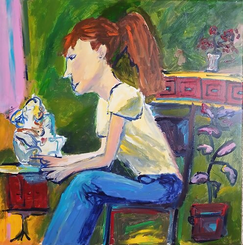 Clémence by caroline Kasteller, Painting for Sale on Singulart